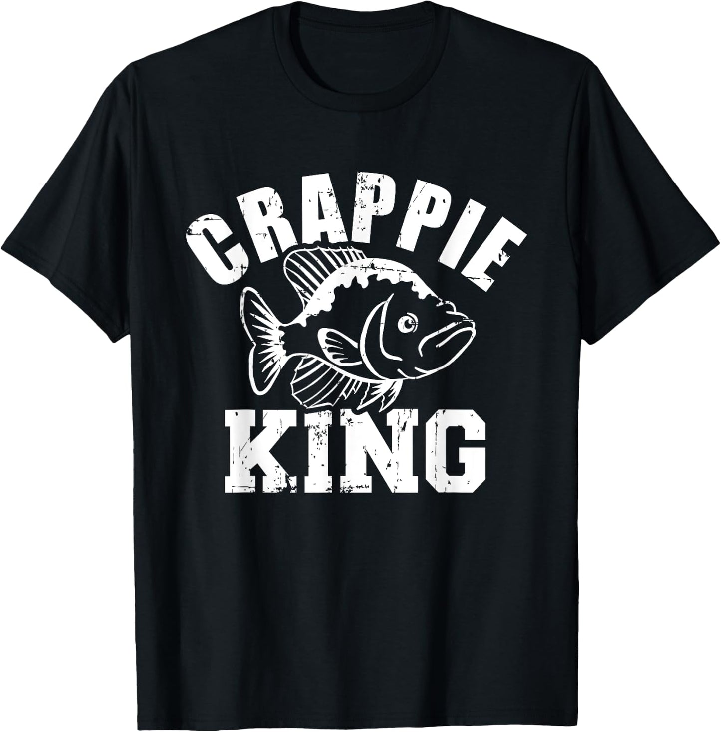 Crappie king T-Shirt - T-Shirt | Black