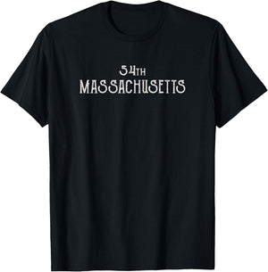 54th Massachusetts Union Infantry Regiment T-Shirt - T-Shirt | Black