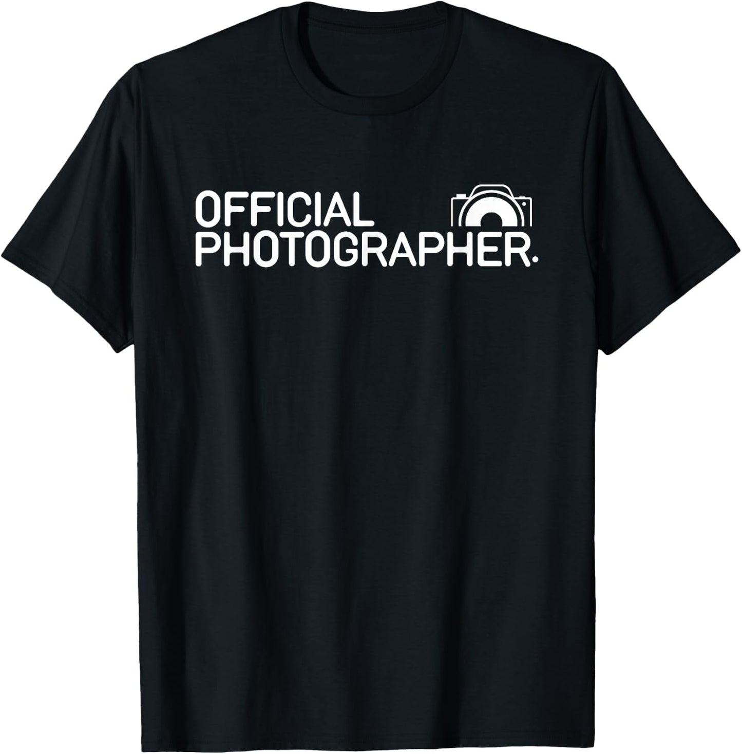 Official Photographer Event Photography Gift T-Shirt - T-Shirt | Black