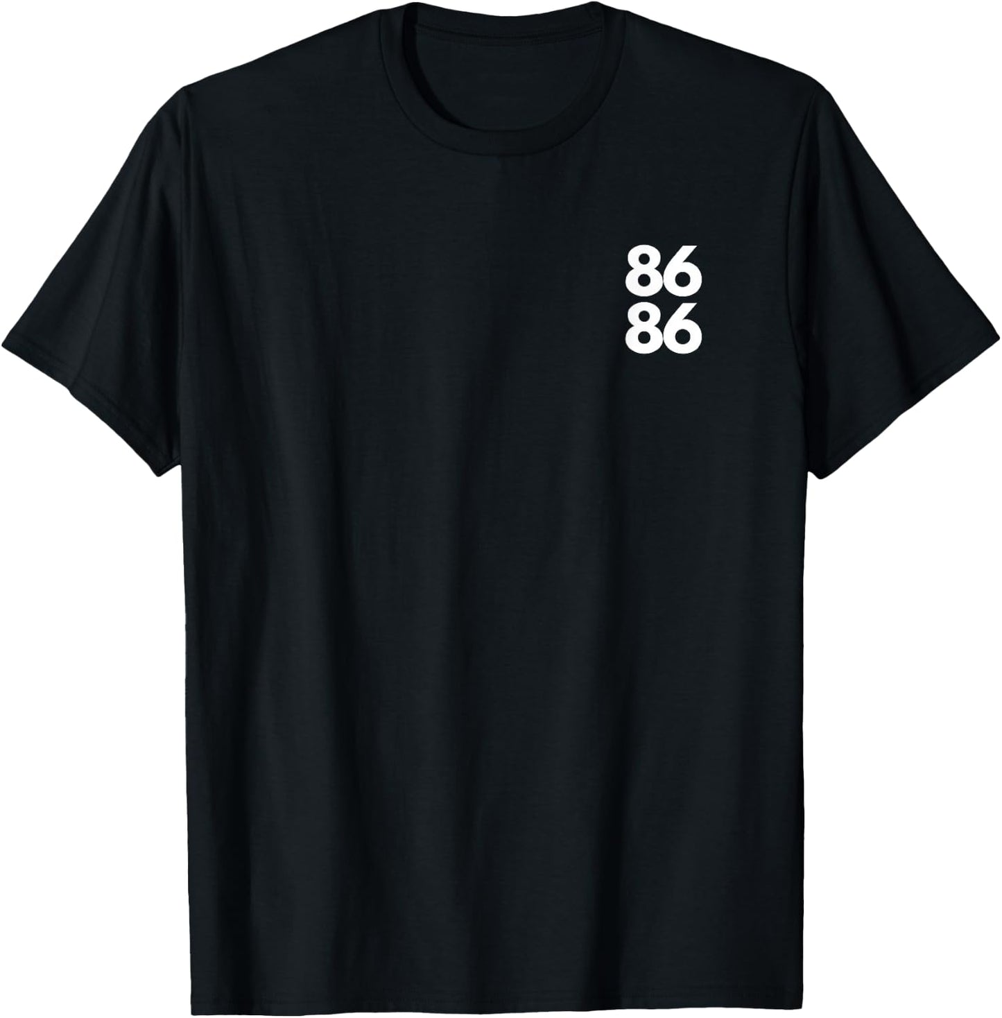 Line Cook Food Kitchen Cocinero Chef Gift 86 run out T-Shirt - T-Shirt | Black