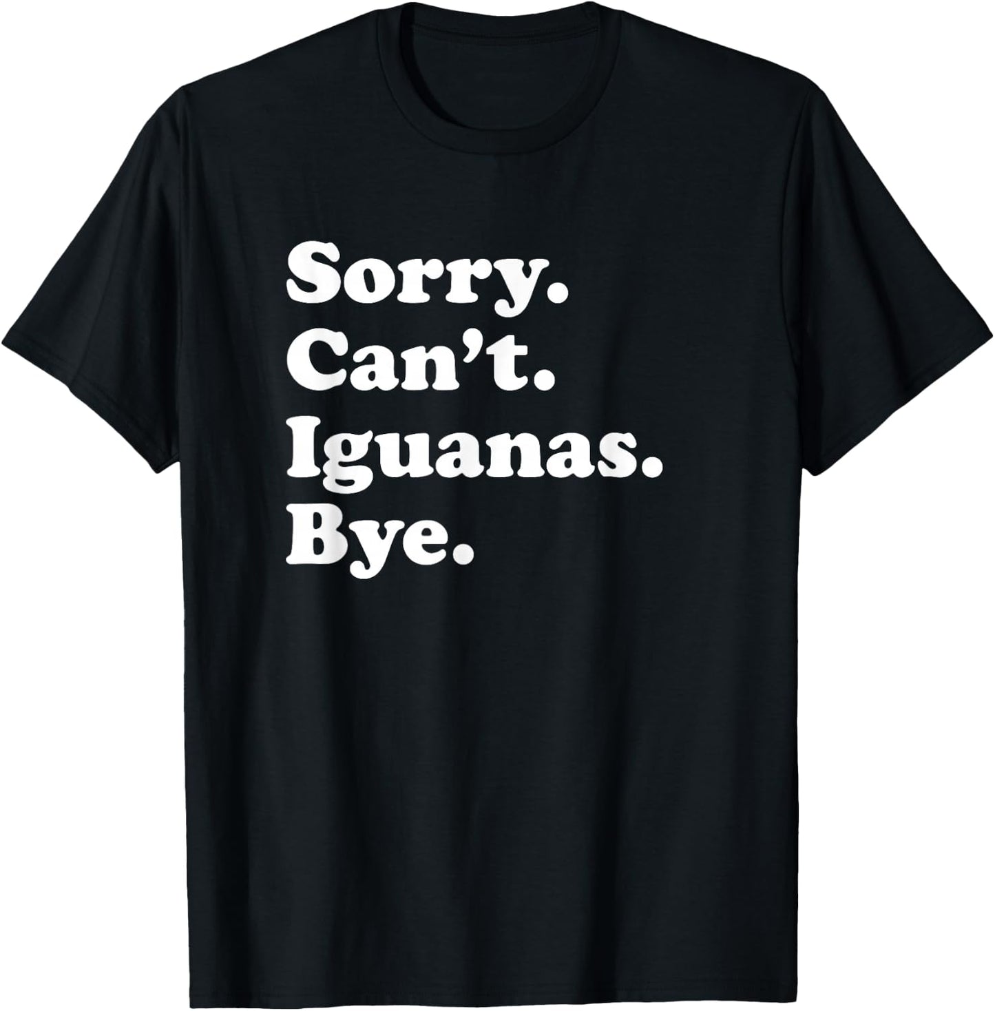 Funny Iguana Gift Women Boys or Girls T-Shirt - T-Shirt | Black
