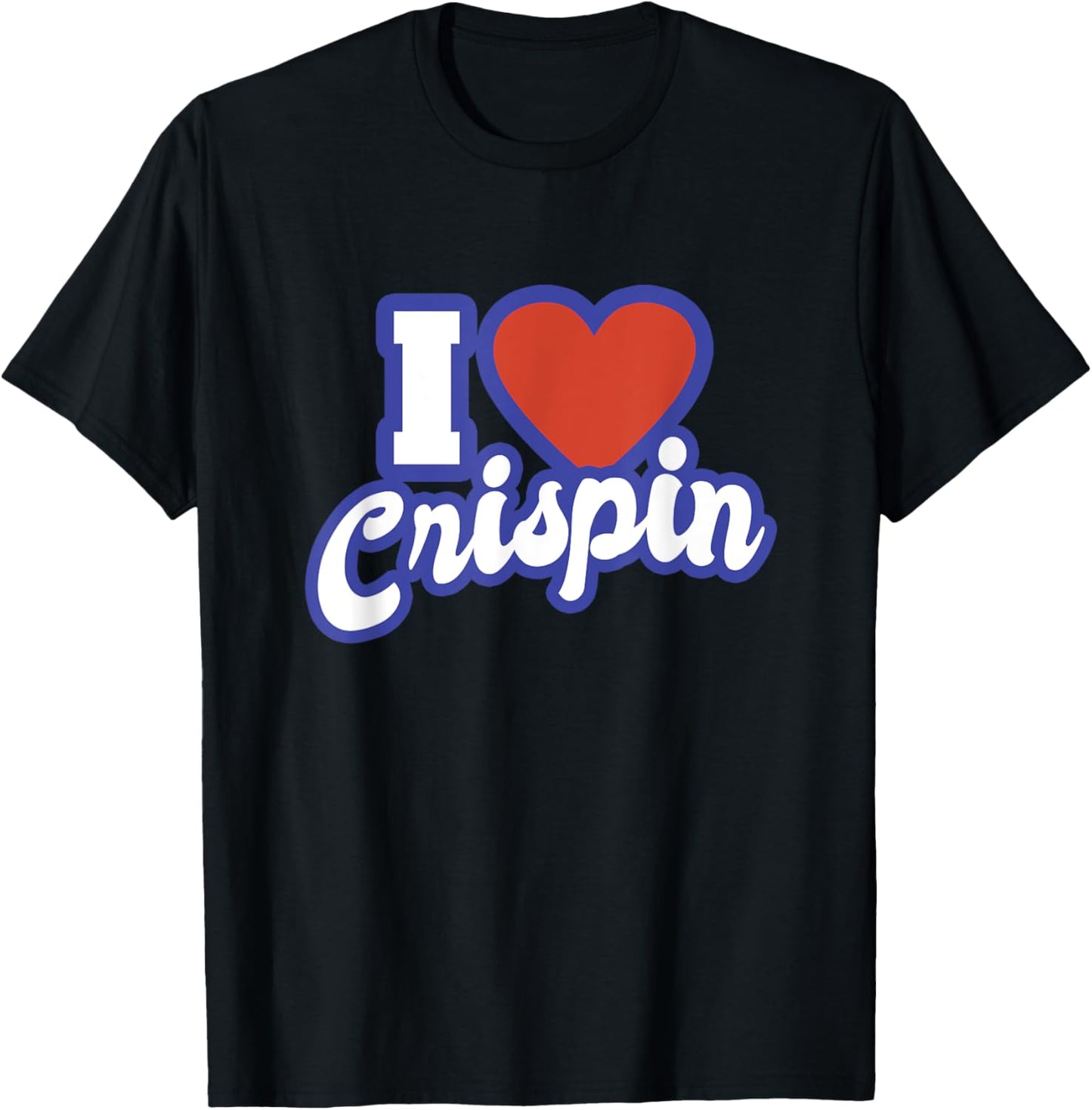 I Love Crispin T-Shirt - T-Shirt | Black