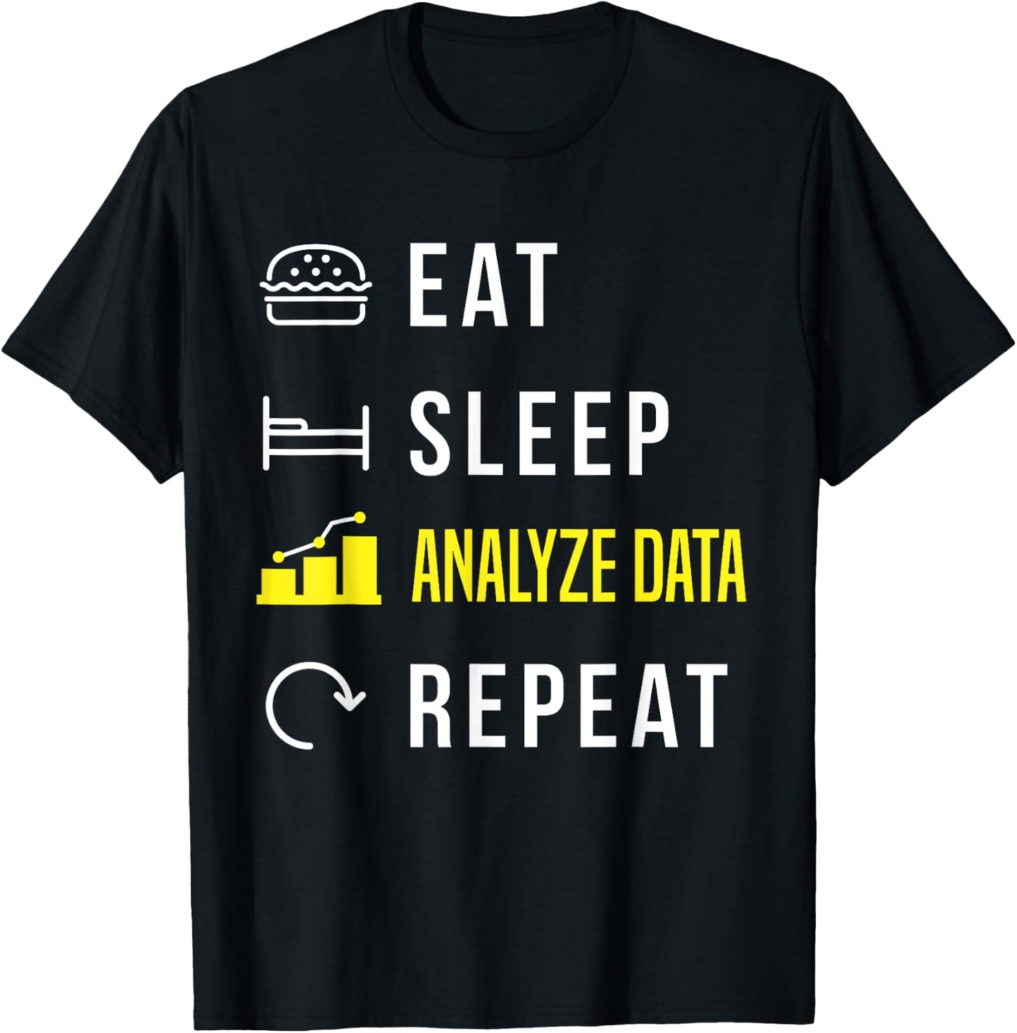 Data Analytics Data Engineering for a Data Scientists T-Shirt - T-Shirt | Black
