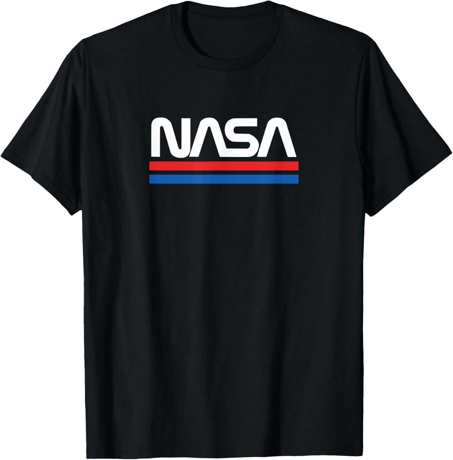 Retro NASA Logo T-Shirt - T-Shirt | Black