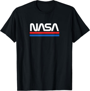 Retro NASA Logo T-Shirt - T-Shirt | Black