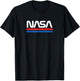 Retro NASA Logo T-Shirt - T-Shirt | Black