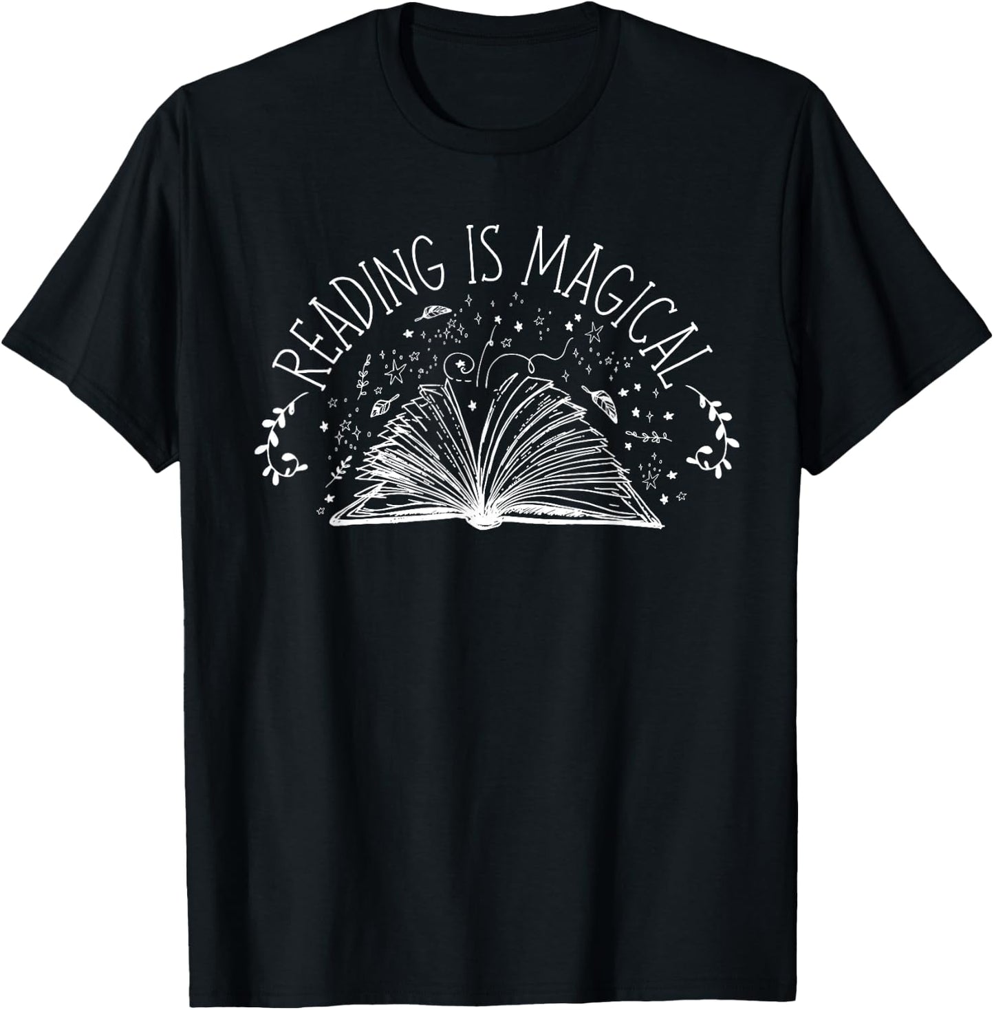 Book Reading Reading Is Magical T-Shirt - T-Shirt | Black