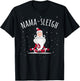 Nama-sleigh Namasleigh Funny Santa Yoga Christmas Lotus Pose T-Shirt - T-Shirt | Black