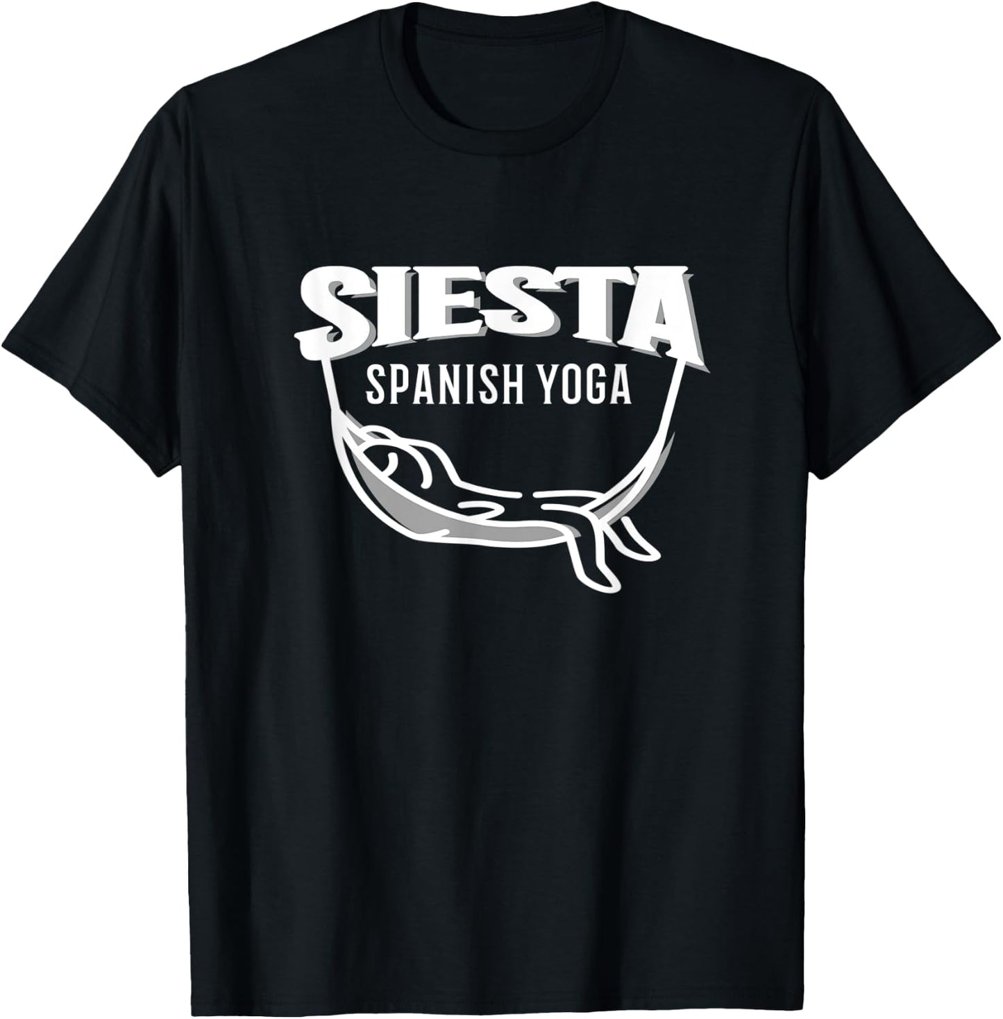 Spain Espana funny spanish yoga siesta T-Shirt - T-Shirt | Black