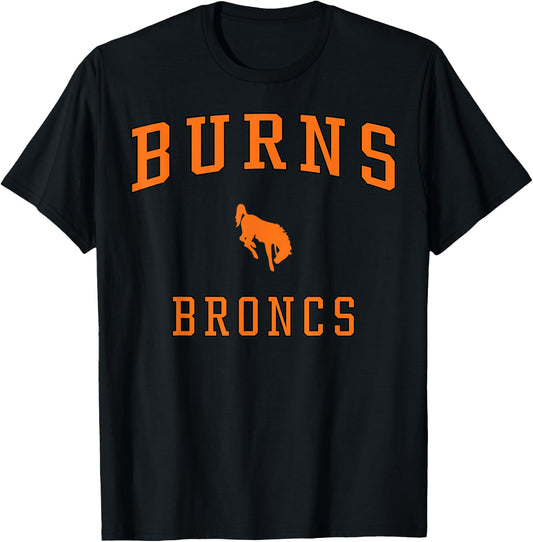 Burns High School Broncs T-Shirt - T-Shirt | Black