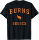 Burns High School Broncs T-Shirt - T-Shirt | Black