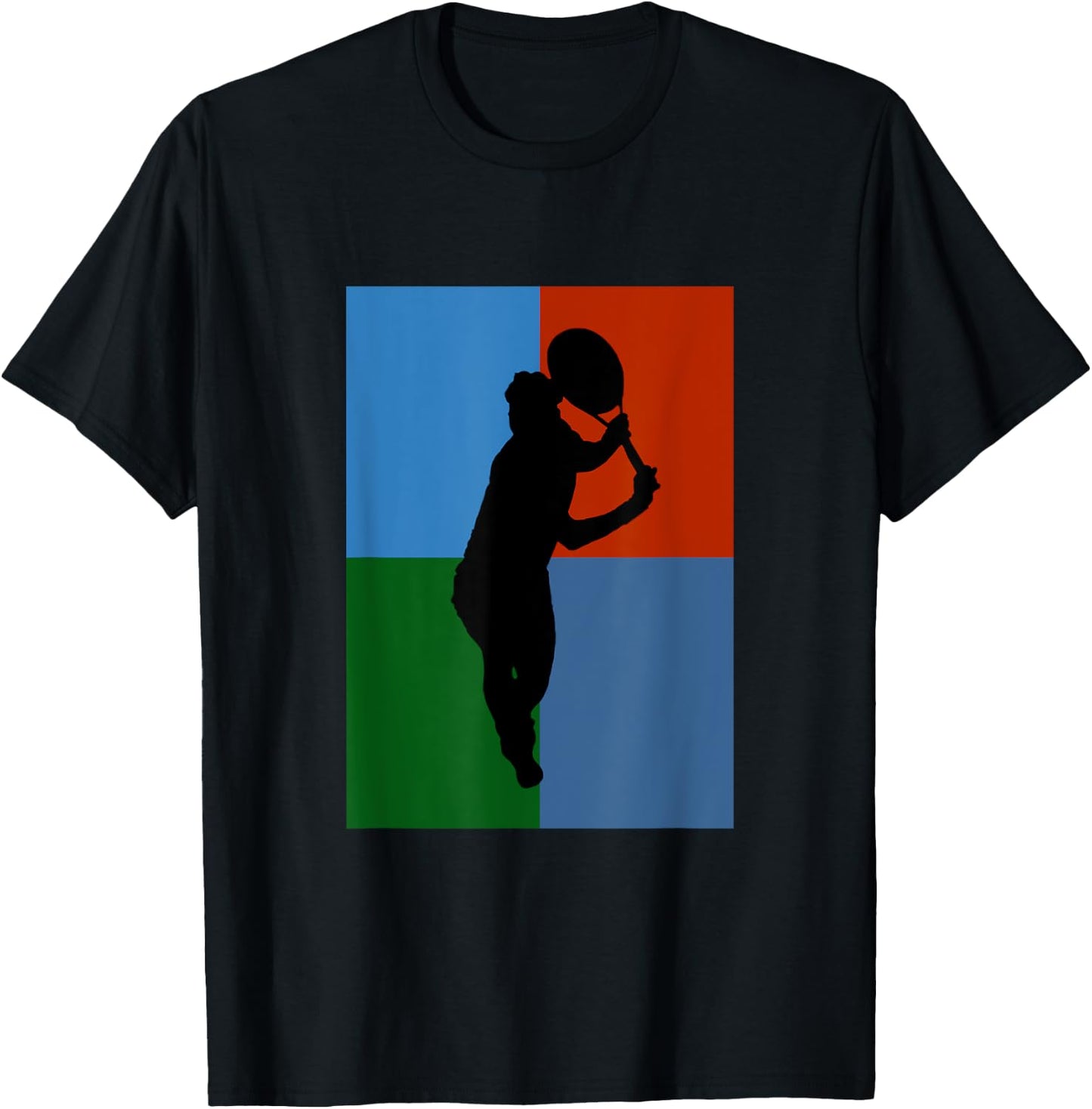 Tennis Grand Slam Courts Backhand T-Shirt - T-Shirt | Black