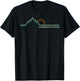 Gooseberry Falls State Park Minnesota Mountain Retro T-Shirt - T-Shirt | Black