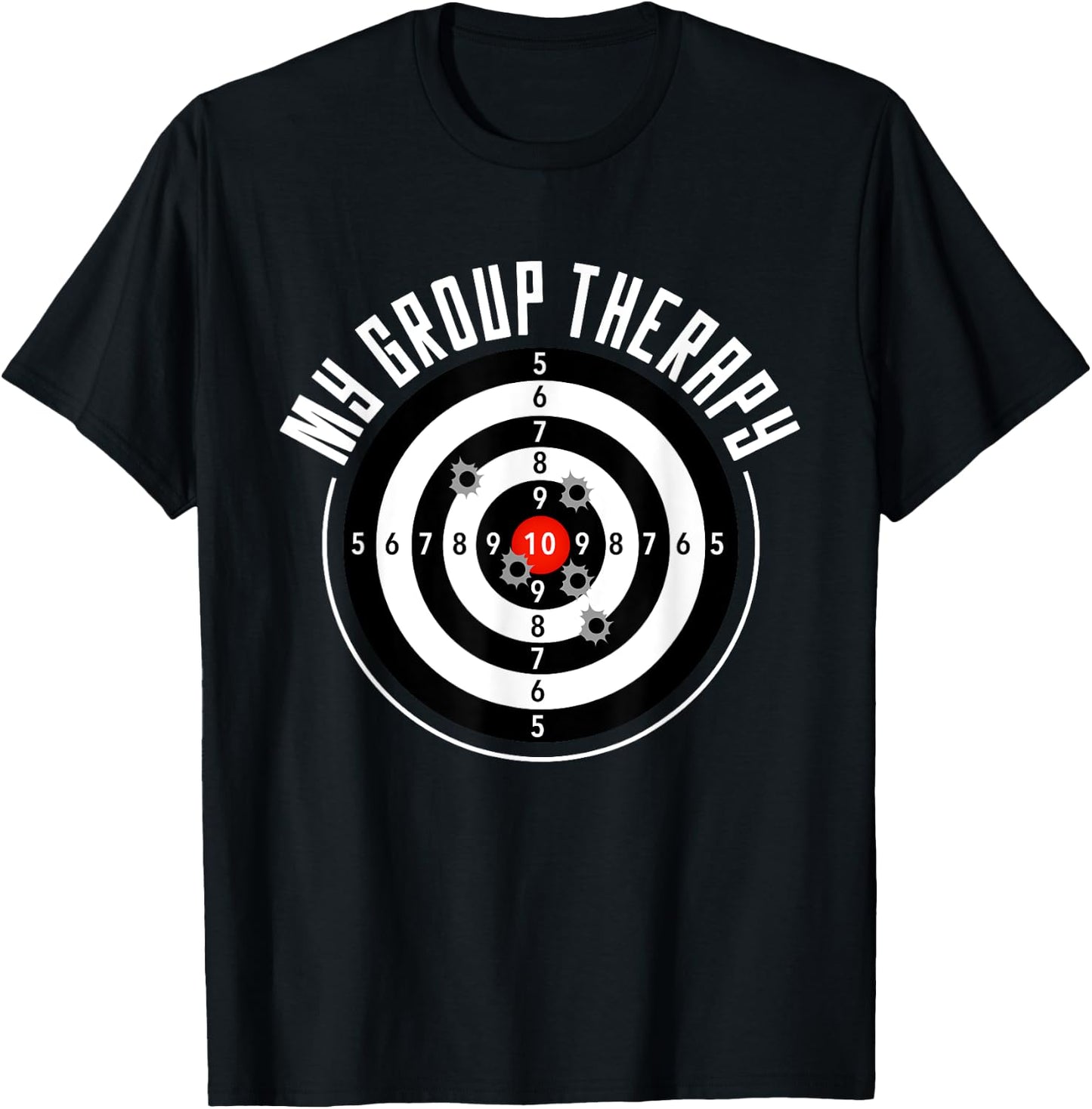 My Group Therapy Funny Gun Shooting Range Gift Women T-Shirt - T-Shirt | Black