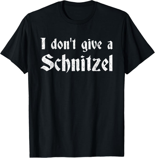 German Beer Quotes Oktoberfest I Don't Give A Schnitzel T-Shirt - T-Shirt | Black