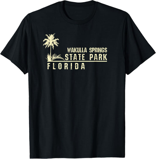 Florida Souvenir Gift Wakulla Springs State Park T-Shirt - T-Shirt | Black