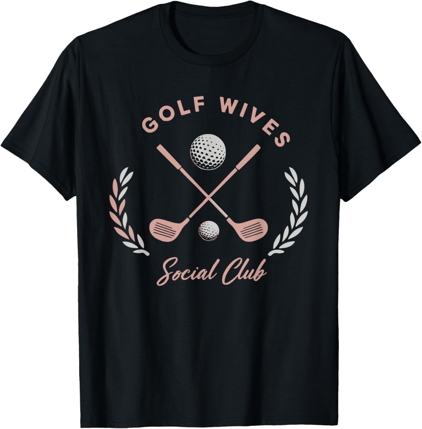Golf Wives Social Club T-Shirt - T-Shirt | Black