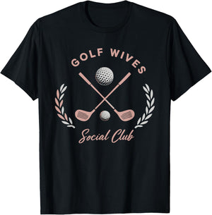 Golf Wives Social Club T-Shirt - T-Shirt | Black