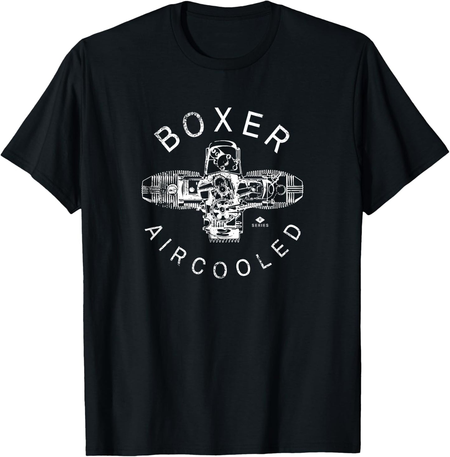 Boxer Engine Series R | Motorcycle | Boxer Engine T-Shirt - T-Shirt | Black