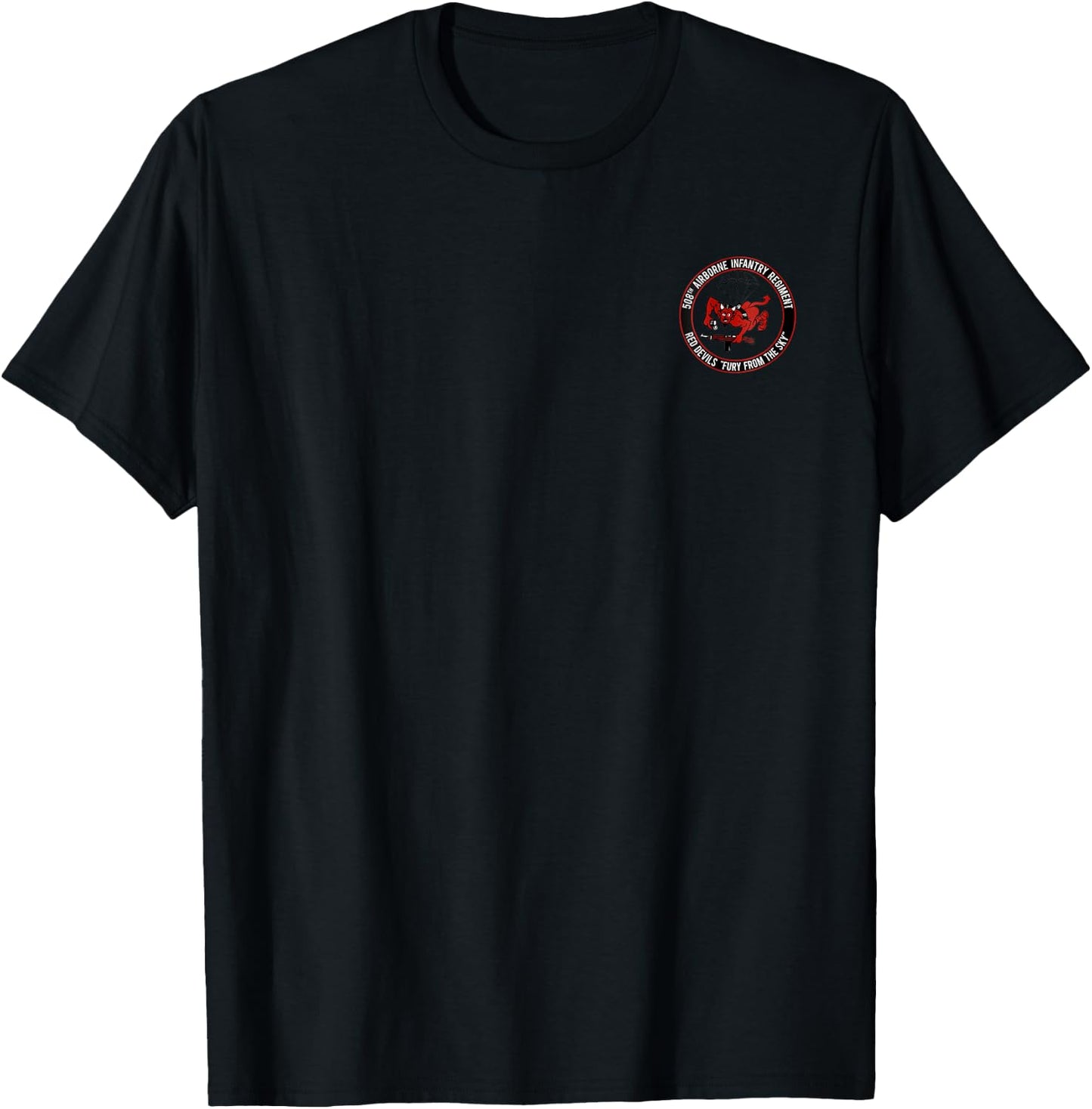 508th Airborne Infantry Regiment Veteran Paratrooper Gift T-Shirt - T-Shirt | Black