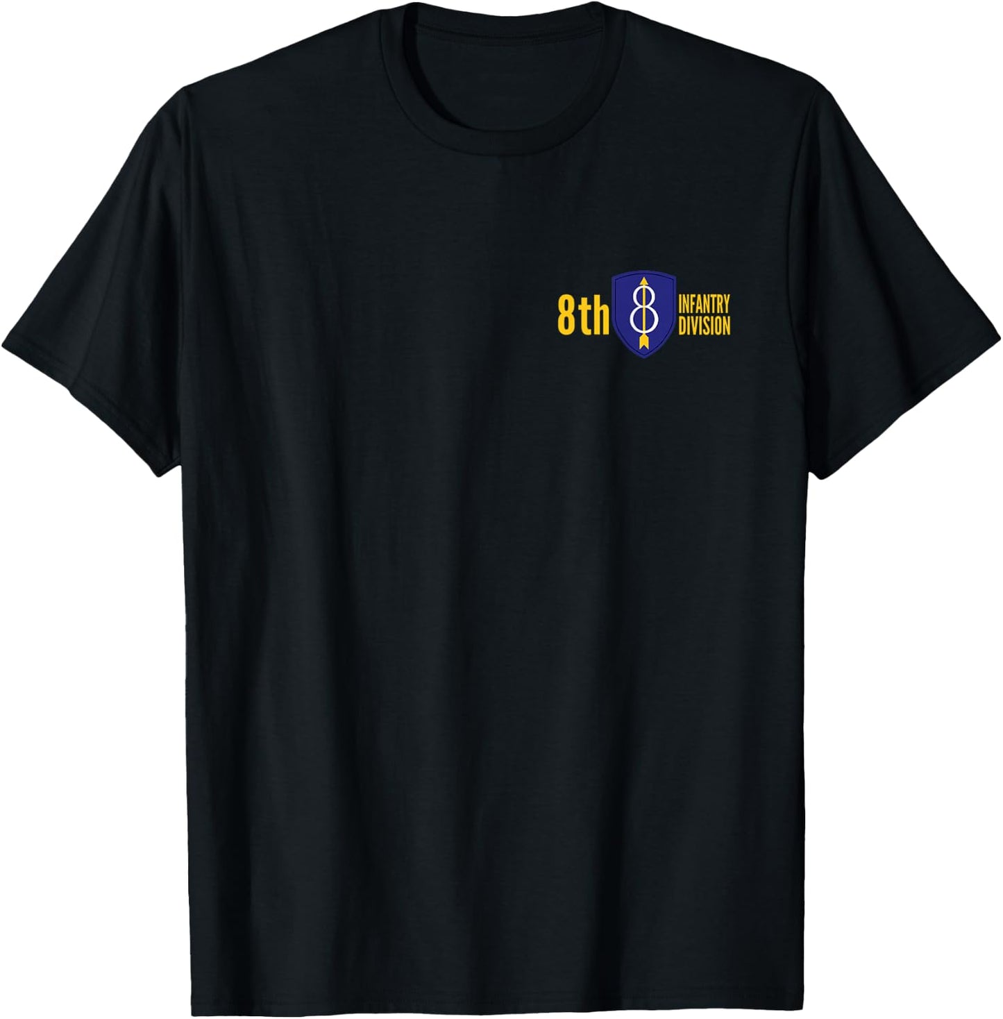8th Infantry Division United States Army Pathfinder T-Shirt - T-Shirt | Black