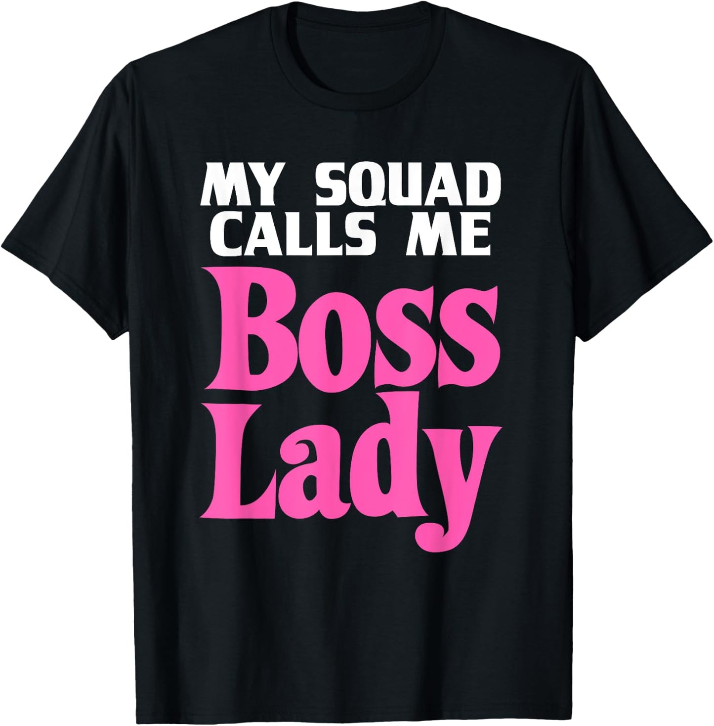 Funny Boss Lady Gift Girls Cool Manager Director T-Shirt - T-Shirt | Black