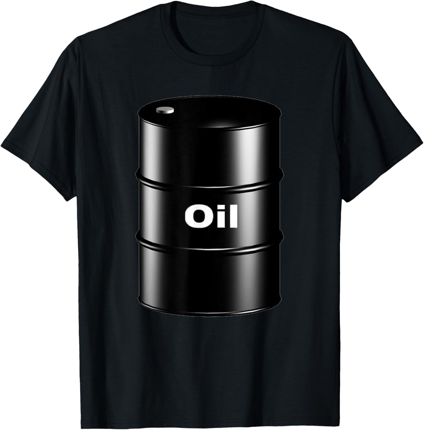 Large Barrel of Crude Oil T-Shirt - T-Shirt | Black
