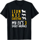 Lion Ass Cheetah Funny Recently Divorced Break Up Gift T-Shirt - T-Shirt | Black