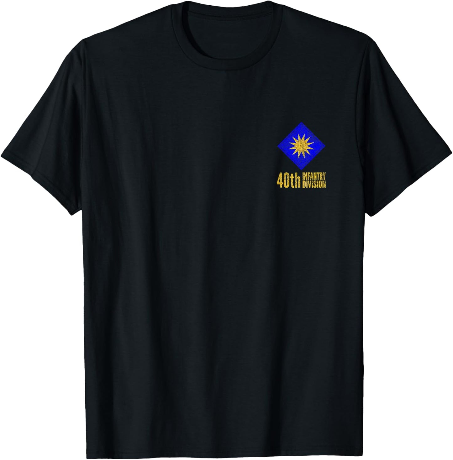 40th Infantry Division Army T-Shirt - T-Shirt | Black