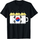 South Korea Flag Design for Beer Drinker Men T-Shirt - T-Shirt | Black
