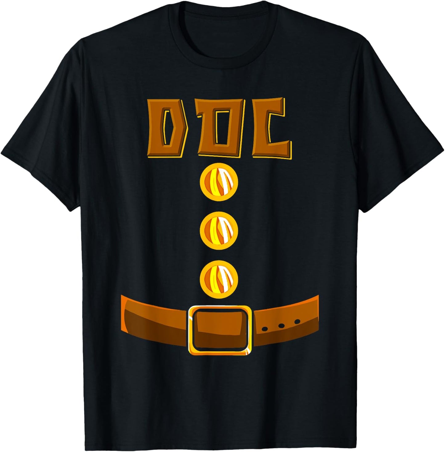 Dwarf Easy Halloween Costume Matching Group Couples Kids T-Shirt - T-Shirt | Black