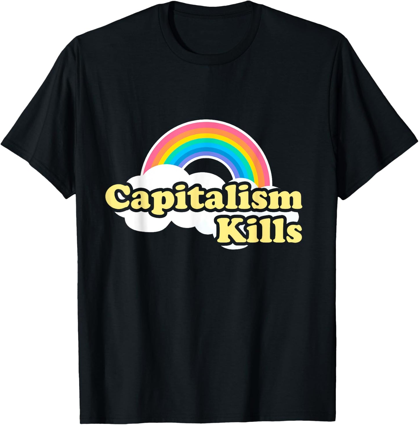 Kidcore Capitalism Kills T-Shirt - T-Shirt | Black