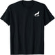 Wolf pocket-style Emblem. T-Shirt - T-Shirt | Black