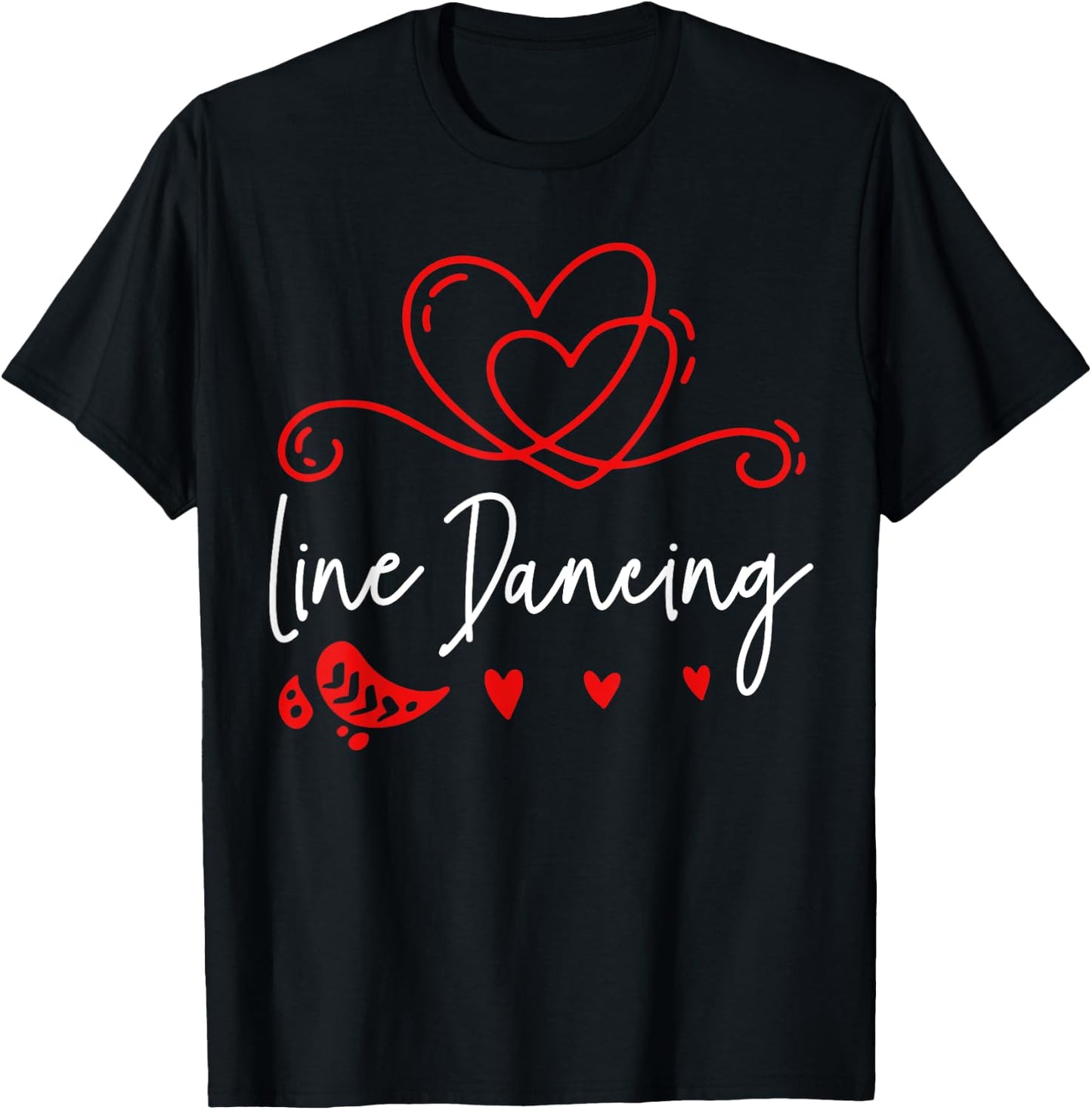 Line Dancing Line Dance T-Shirt - T-Shirt | Black