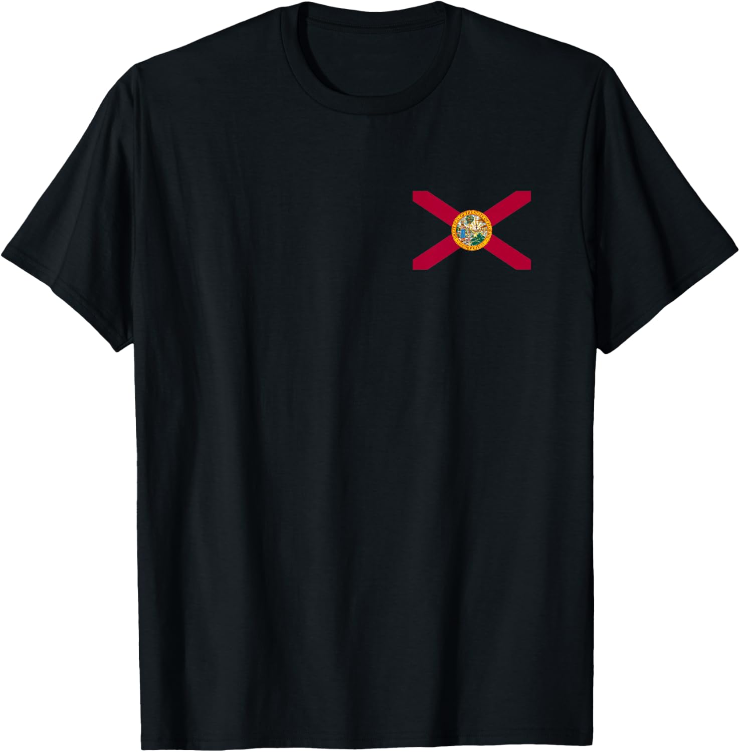 Flag of Florida -- the Sunshine State Miami Orlando Tampa T-Shirt - T-Shirt | Black