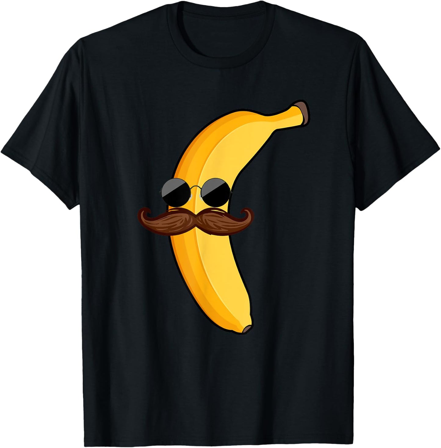 Cool Banana Design Boys Tropical Fruit Banana Lover T-Shirt - T-Shirt | Black