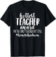Hottest Teacher Award Homeschool Mom Funny Cute Mama Gift Women T-Shirt - T-Shirt | Black