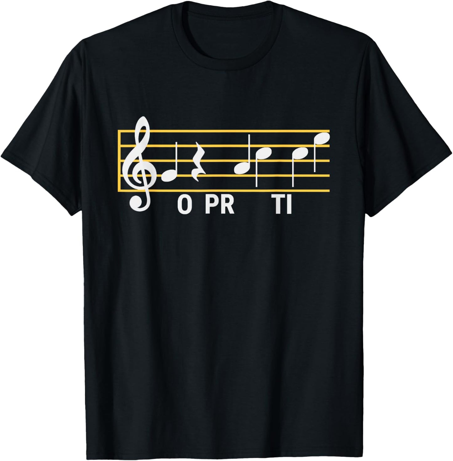 Go Practice Funny Music Theory Class Jokes Composer Score T-Shirt - T-Shirt | Black