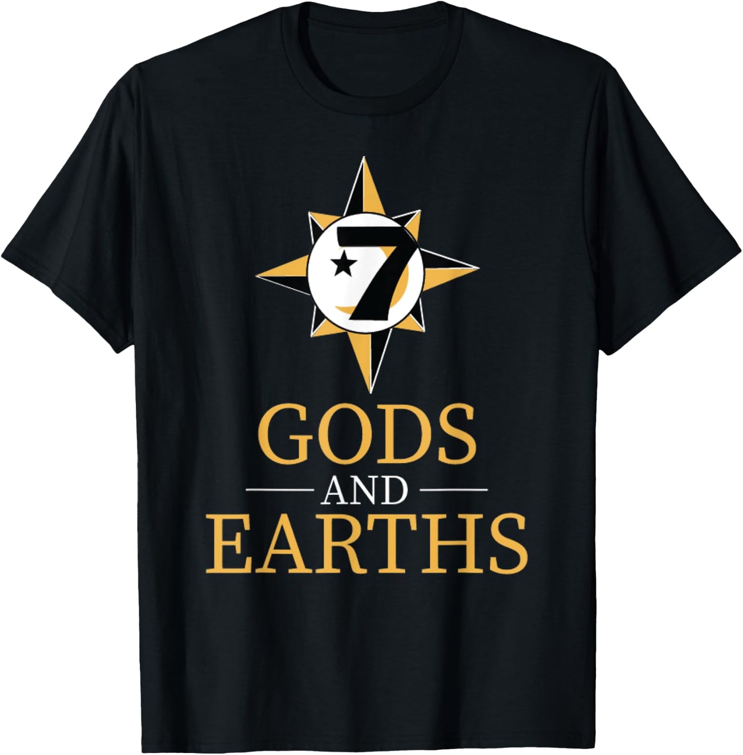 Gods and Earths Five Percent Nation Five Percenter T-Shirt - T-Shirt | Black