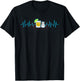 Tequila Lime Salt Heartbeat Funny Cinco De Mayo Fiesta Gift T-Shirt - T-Shirt | Black