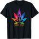 Seven Chakras Ganja Yoga T-Shirt - T-Shirt | Black