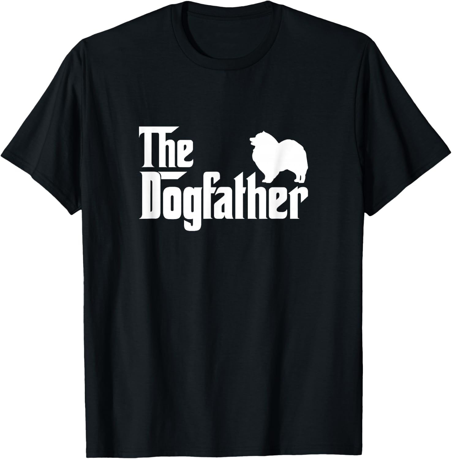 Keeshonden Lover Gift DogFather T-Shirt - T-Shirt | Black