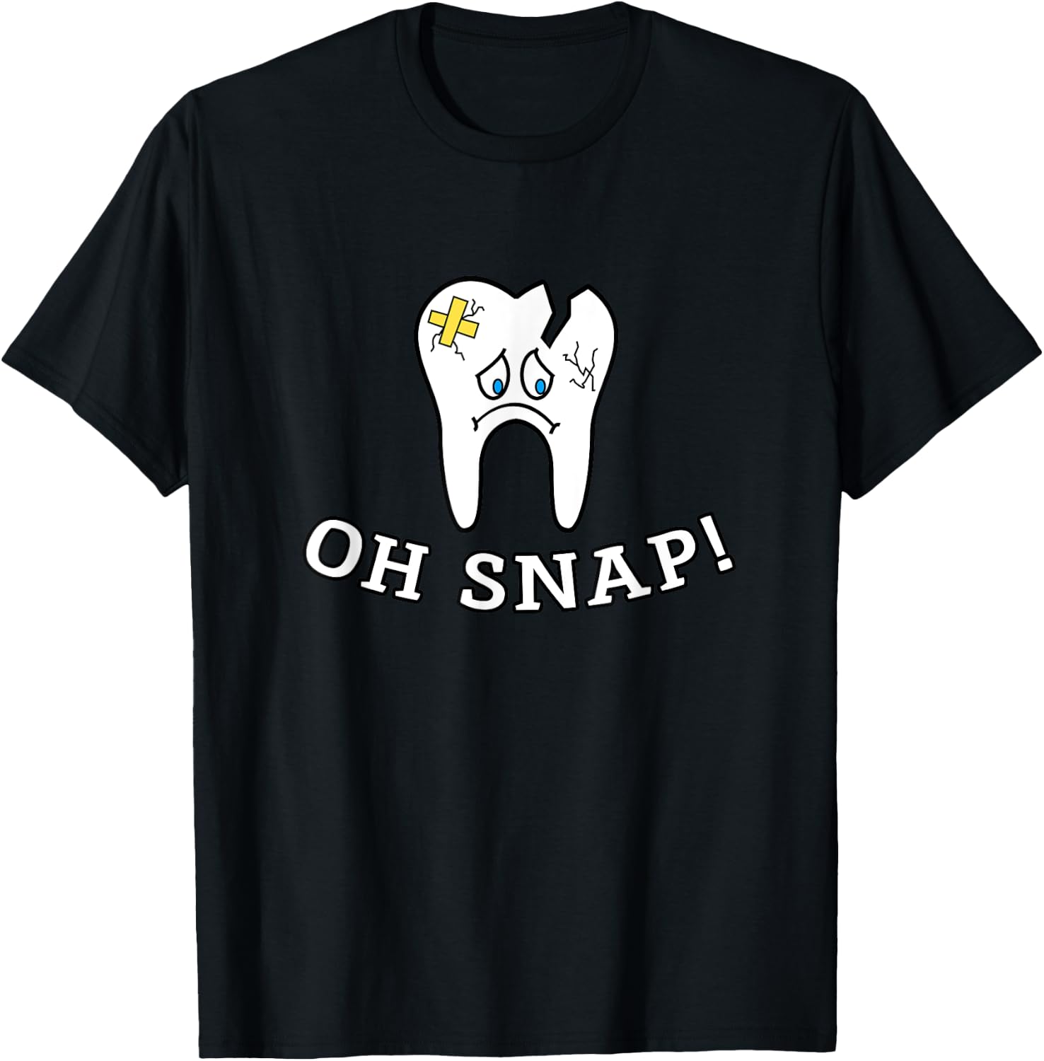 Teeth Doctor Dental Hygienic Dentist Oh Snap T-Shirt - T-Shirt | Black