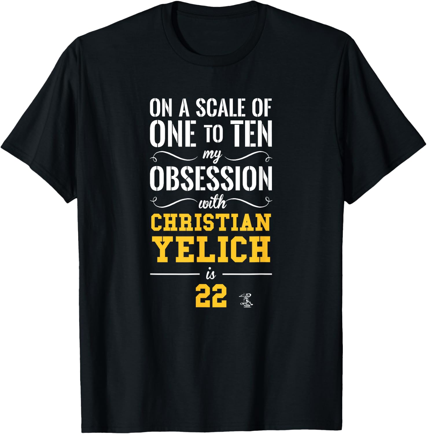 Christian Yelich Scale of 1 to 10 Gameday T-Shirt - T-Shirt | Black