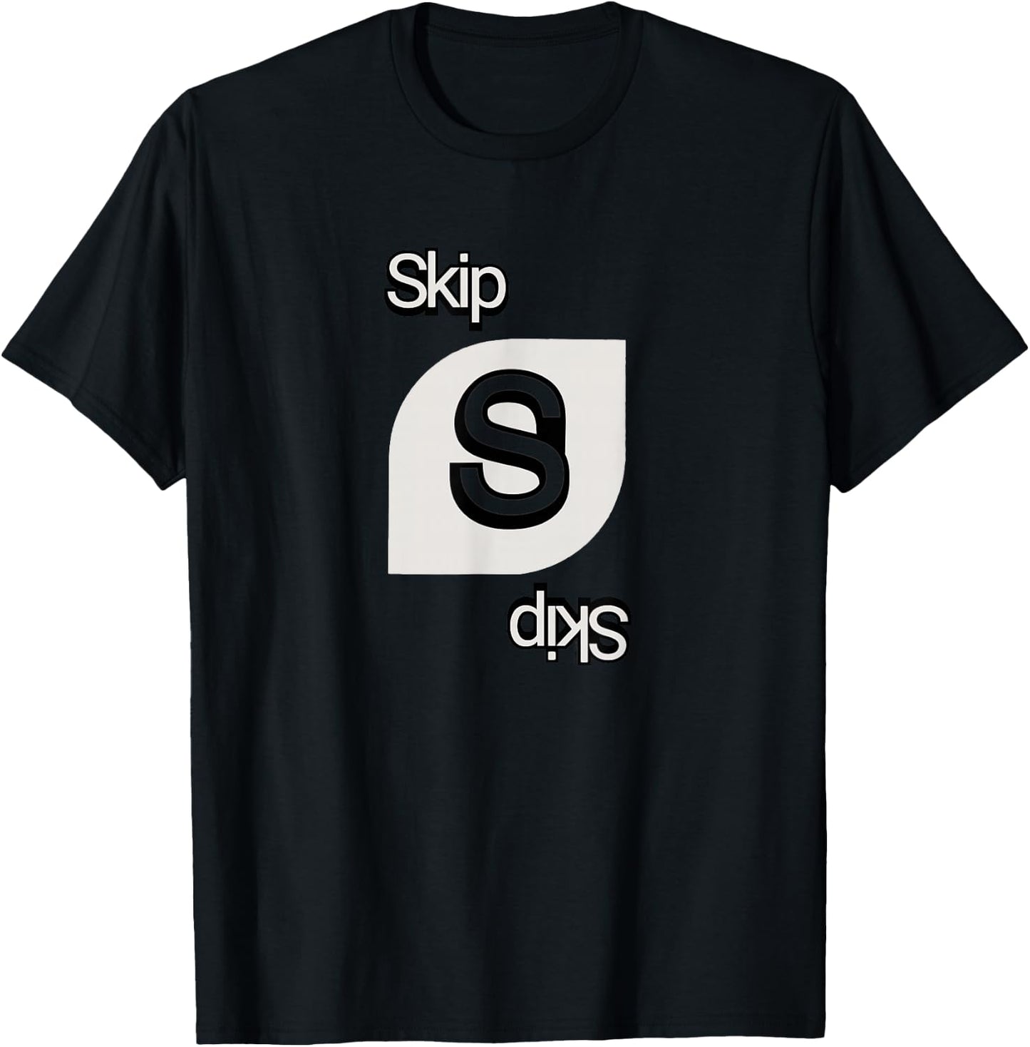 UNO - Skip Card T-Shirt - T-Shirt | Black