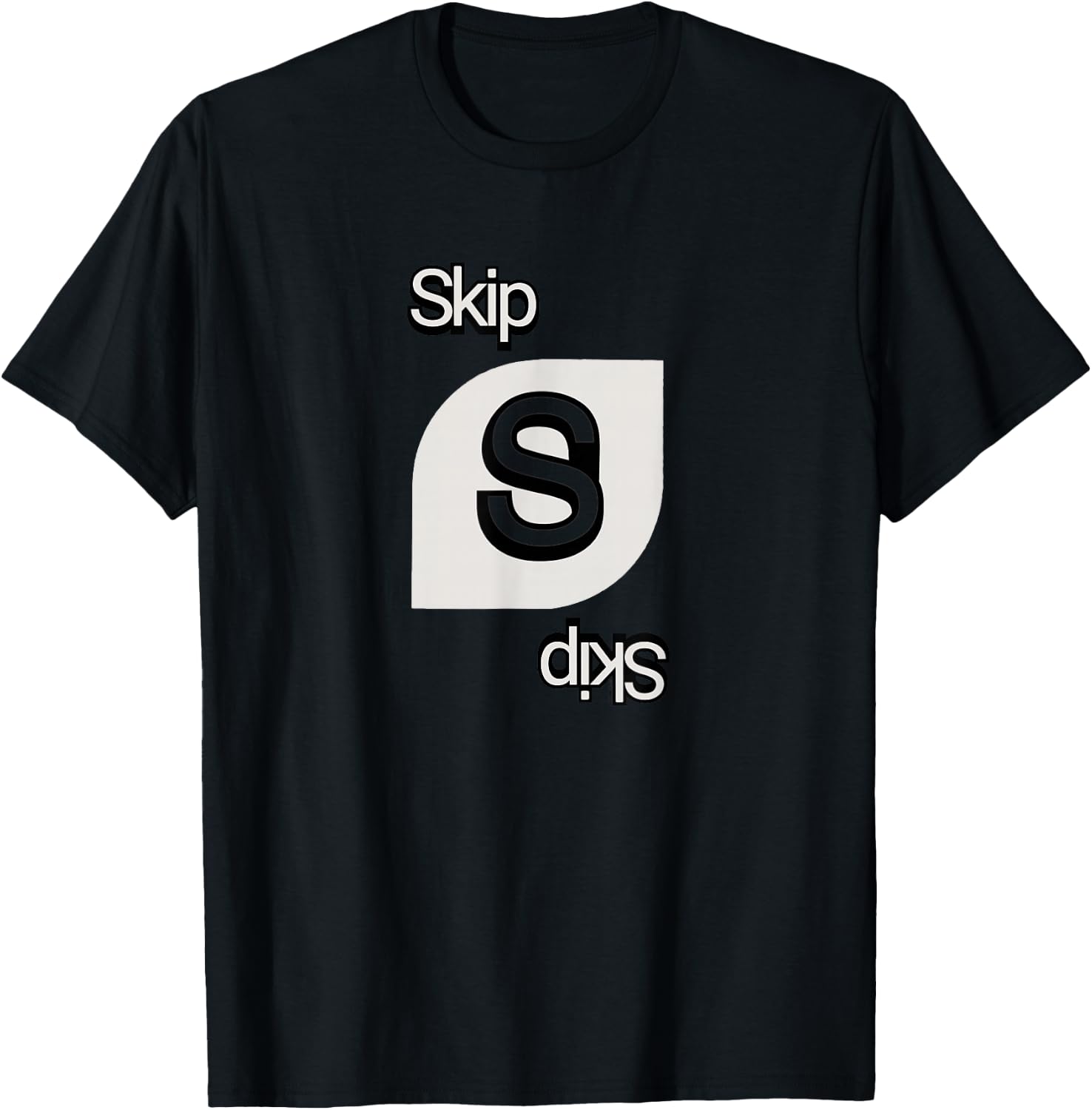 UNO - Skip Card T-Shirt - T-Shirt | Black