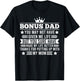 Bonus Dad You have made my life better Stepdad T-Shirt - T-Shirt | Black