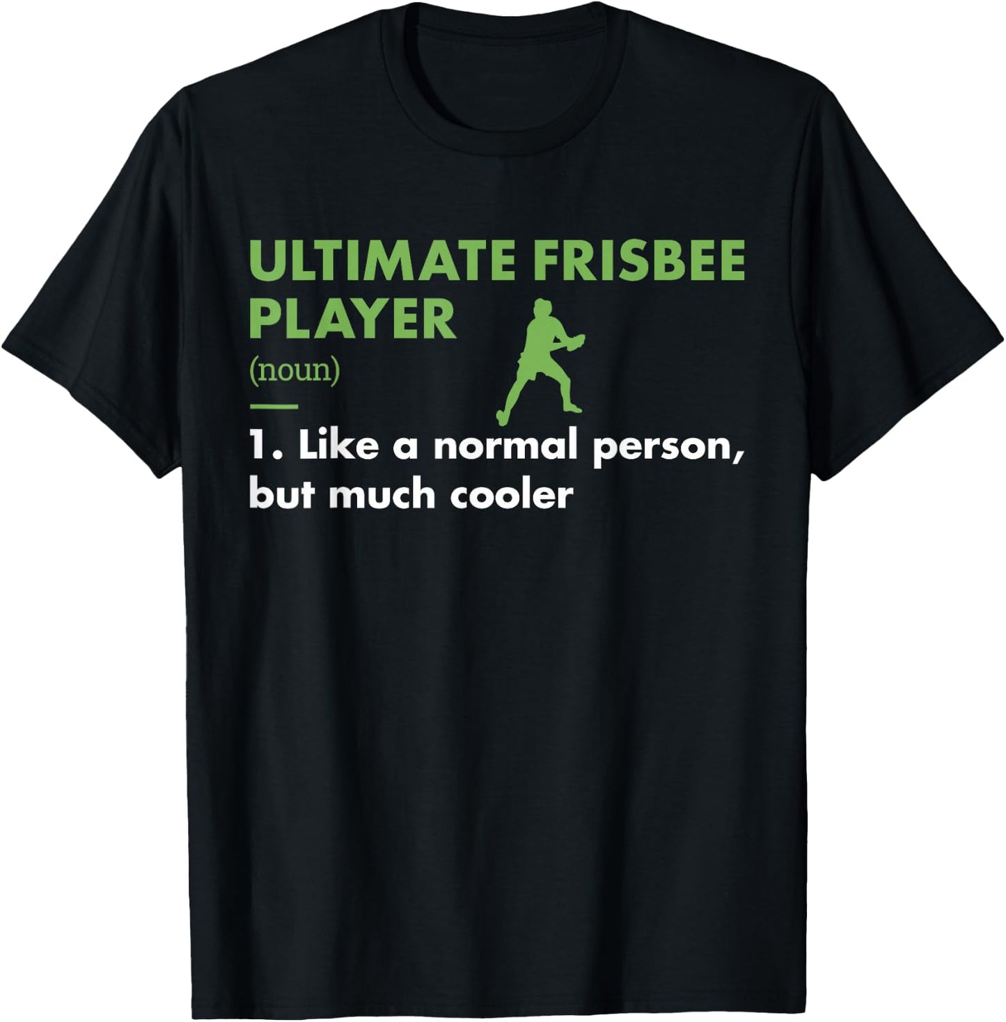 Sport Player Definition Ultimate Frisbee T-Shirt - T-Shirt | Black