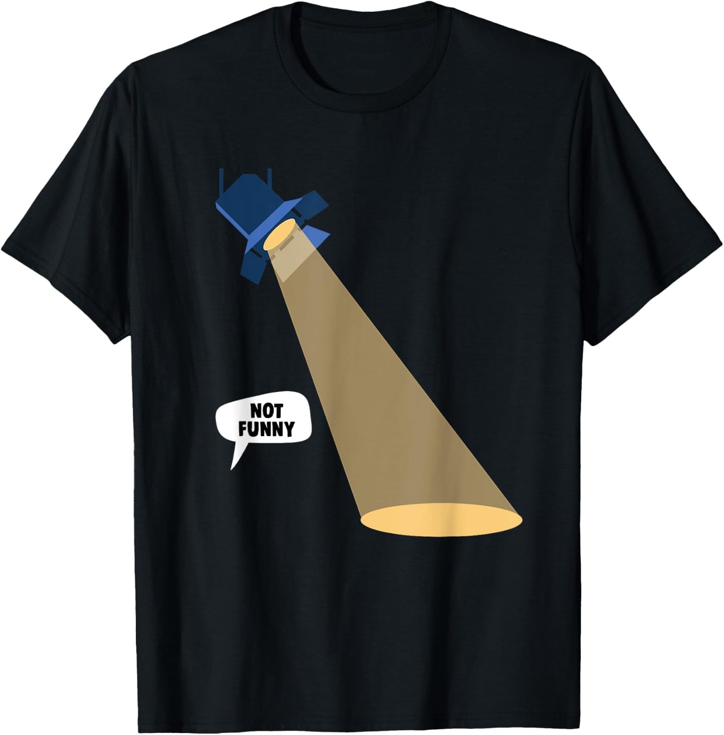 Funny Headlight Light Technician Light Gift T-Shirt - T-Shirt | Black