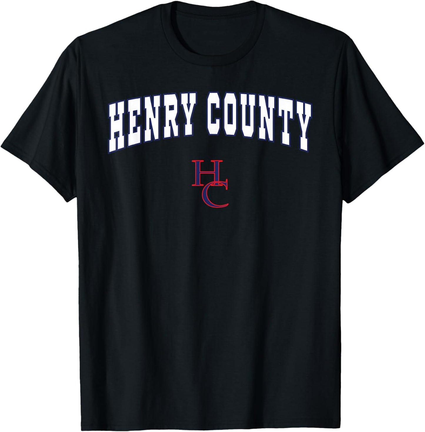Henry County High School Patriots T-Shirt - T-Shirt | Black